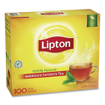 Lipton® Tea Bags, Black, 100-box freeshipping - TVN Wholesale